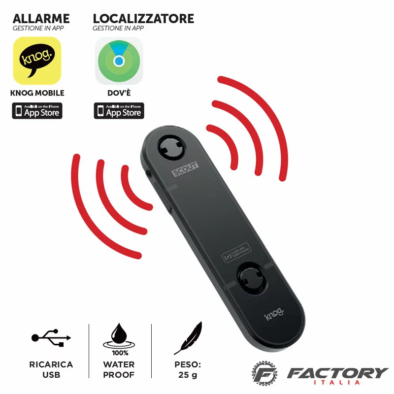 BRN Allarme E Localizzatore Bicicletta Scout 1 BRN Allarme E Localizzatore Bicicletta Scout