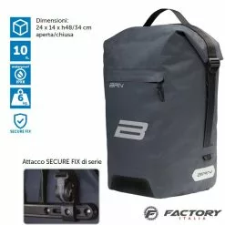 Borsa Bike Travel Anteriore BRN