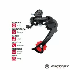 Cambio Posteriore Bici MTB BRN 6-7 Velocità GY