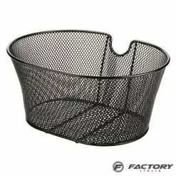 Cestino Bici Anteriore In Retina BRN Colore Nero