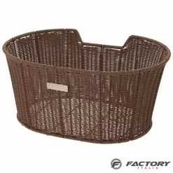 BRN Cesto Bici Anteriore Liberty Vintage Marrone