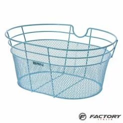 Cesto Bici Anteriore Ovale BRN Fantasy Azzurro
