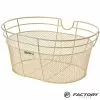 Cesto Bici Anteriore Ovale BRN Fantasy Crema