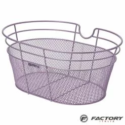Cesto Bici Anteriore Ovale BRN Fantasy Lilla