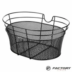 Cesto Bici Anteriore Ovale BRN Fantasy Nero