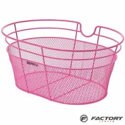 Cesto Bici Anteriore Ovale BRN Fantasy Rosa