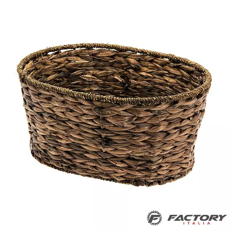 Cesto Bici In Hyacinth BRN Ovale Mondina Naturale 1 Cesto Bici In Hyacinth BRN Ovale Mondina Naturale