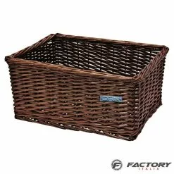 Cesto Bici In Vimini BRN Monella Marrone