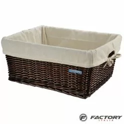 Cesto Bici In Vimini Maxi BRN Marrone