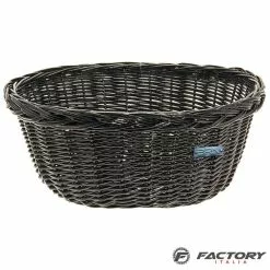 Cesto Bici In Vimini Ovale BRN Olanda Nero