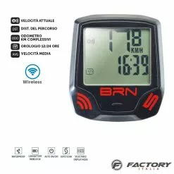 Ciclocomputer 5 Funzioni Wireless Kronospeed BRN