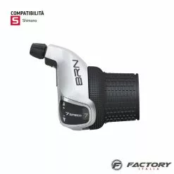 Comando Cambio Bici A Manopola 7 Velocità BRN Revo