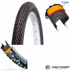 BRN Copertone Bici Antiforo Misura 20 X 1.75