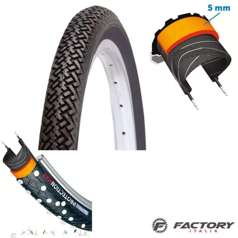 BRN Copertone Bici Antiforo Misura 20 X 1.75 1 BRN Copertone Bici Antiforo Misura 20 X 1.75