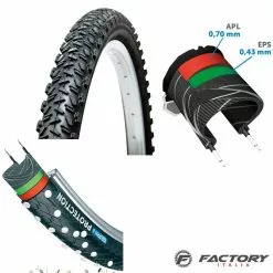 Copertone Bici Antiforo Misura 26×1.95 BRN