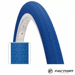 BRN Copertone Bici City Colore Blu Misura 26 X 1 3-8