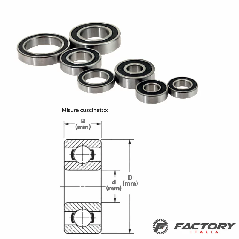 BRN Cuscinetto A Sfera Movimento Centrale 40x52x7 1 BRN Cuscinetto A Sfera Movimento Centrale 40x52x7