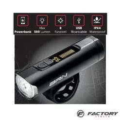 BRN Fanale Bici Anteriore A 1 Superled Screen
