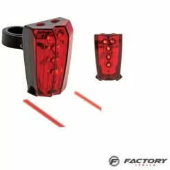 BRN Fanale Bicicletta Posteriore Con Laser Rosso