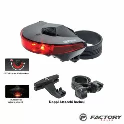 BRN Fanale Posteriore Bicicletta Sottosella