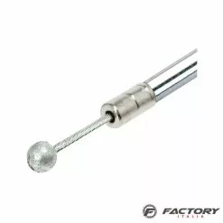 BRN Filo Freno Posteriore Testa Tonda Completo Di Guaina Cromata