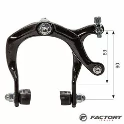 BRN Freno Bici Classico In Alluminio Olanda Nero