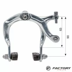 BRN Freno Bici Classico In Alluminio Olanda Silver