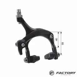 BRN Freno Bici Fixed-corsa Forgiati Nero