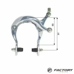 BRN Freno Bici Sincro In Alluminio Sport Silver