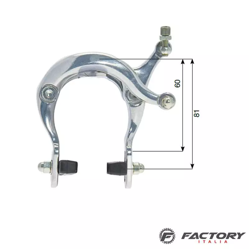 BRN Freno Bici Sincro In Alluminio Sport Silver 1 BRN Freno Bici Sincro In Alluminio Sport Silver