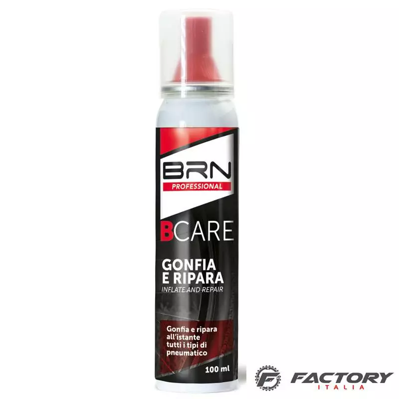 BRN Gonfia E Ripara Pneumatico Bici 100 Ml Bcare 1 BRN Gonfia E Ripara Pneumatico Bici 100 Ml Bcare