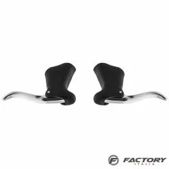 BRN Leve Freno Bici Corsa Vintage Alluminio Nero-silver