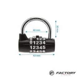 Lucchetto A Combinazione BRN Roller