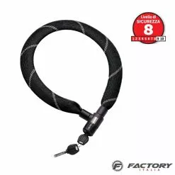 Lucchetto Bici A Catena Alta Sicurezza BRN Nero