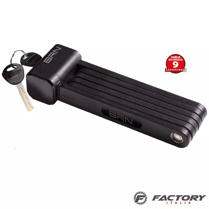 Lucchetto Bici Pieghevole BRN Square 1 Lucchetto Bici Pieghevole BRN Square