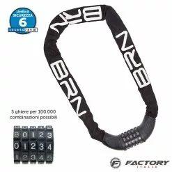 Lucchetto Bicicletta A Catena BRN Combo