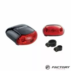 Luce Bici Posteriore Rossa BRN