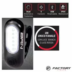 Luce Bicicletta Led Dual Light BRN