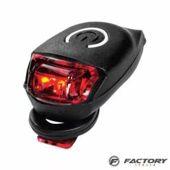 Luce Posteriore Bici In Silicone New Frog BRN