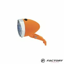 BRN Luce Riflettore Bicicletta A Batterie Arancio