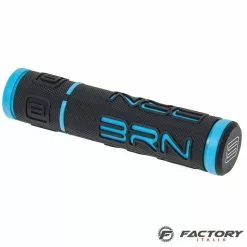 Manopole Bici Gomma Morbida BRN Azzurre