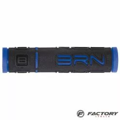 Manopole Bici Gomma Morbida BRN Blu