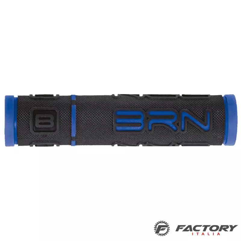 Manopole Bici Gomma Morbida BRN Blu 1 Manopole Bici Gomma Morbida BRN Blu