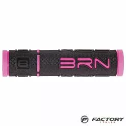 Manopole Bici Gomma Morbida BRN Rosa