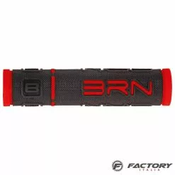 Manopole Bici Gomma Morbida BRN Rosse