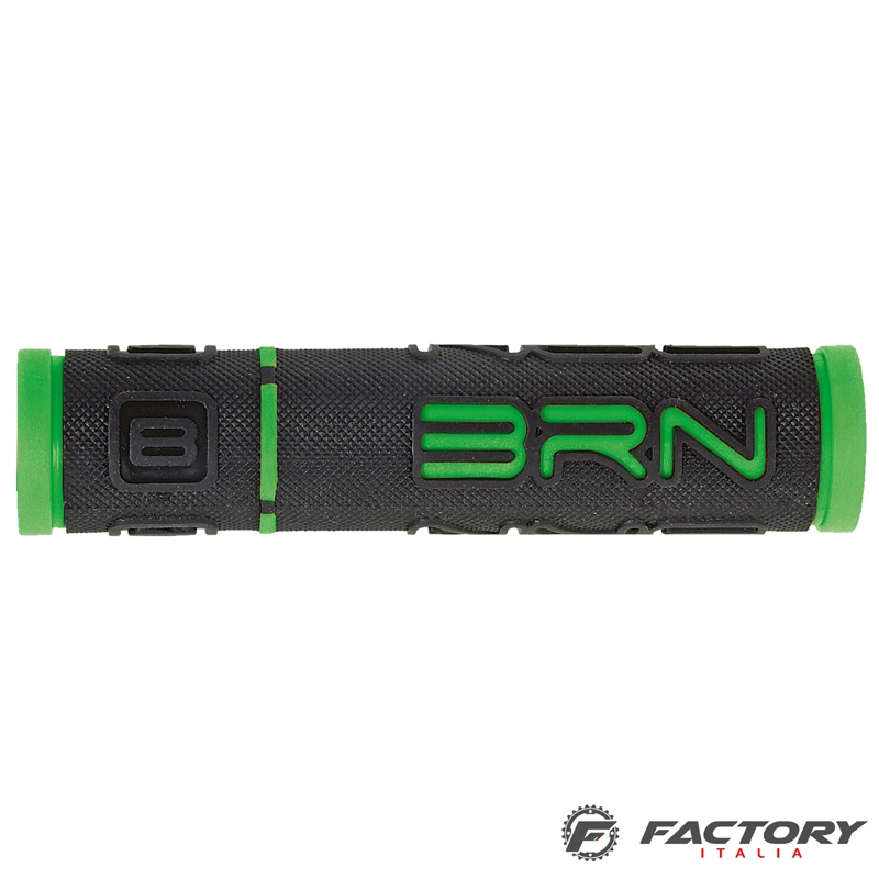 Manopole Bici Gomma Morbida BRN Verdi 1 Manopole Bici Gomma Morbida BRN Verdi