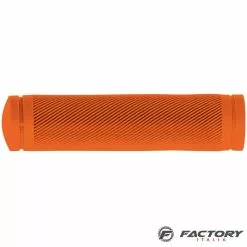 BRN Manopole Bici In Gomma Tekno Arancio