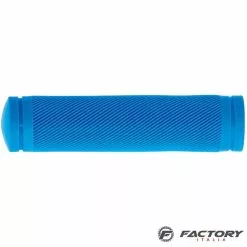 BRN Manopole Bici In Gomma Tekno Azzurre