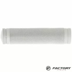 BRN Manopole Bici In Gomma Tekno Bianche