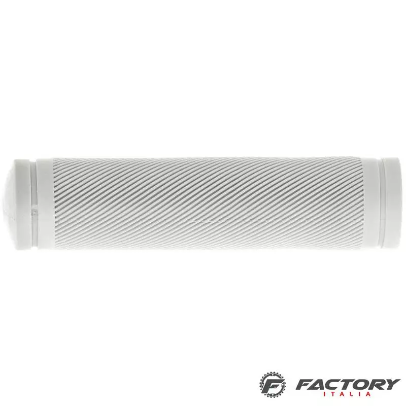 BRN Manopole Bici In Gomma Tekno Bianche 1 BRN Manopole Bici In Gomma Tekno Bianche